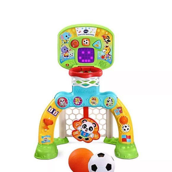 VTech Count & Win Sports Center with Basketball and Soccer Ball - Picture 6 of 11